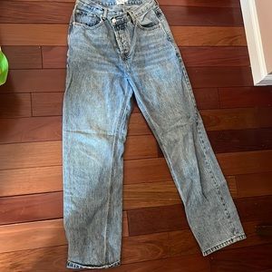 Princess Polly light wash jeans